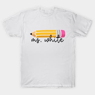 Customized pencil, back to school T-Shirt